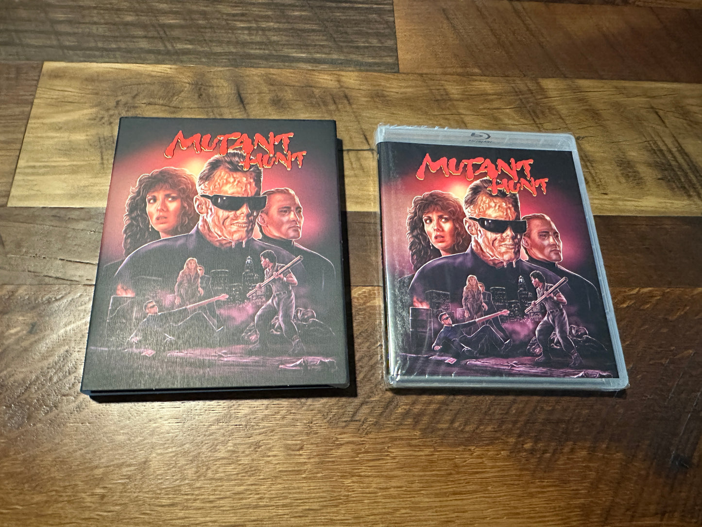 Mutant Hunt (Blu ray, Vinegar Snydrome, Slipcover, 80’s Classic, NEW)