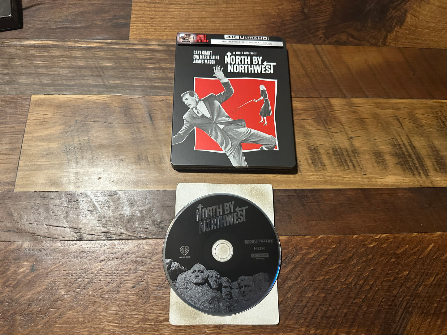 North By Northwest (4K Ultra HD, Warner Bros, Cary Grant, Steelbook, No Digital)