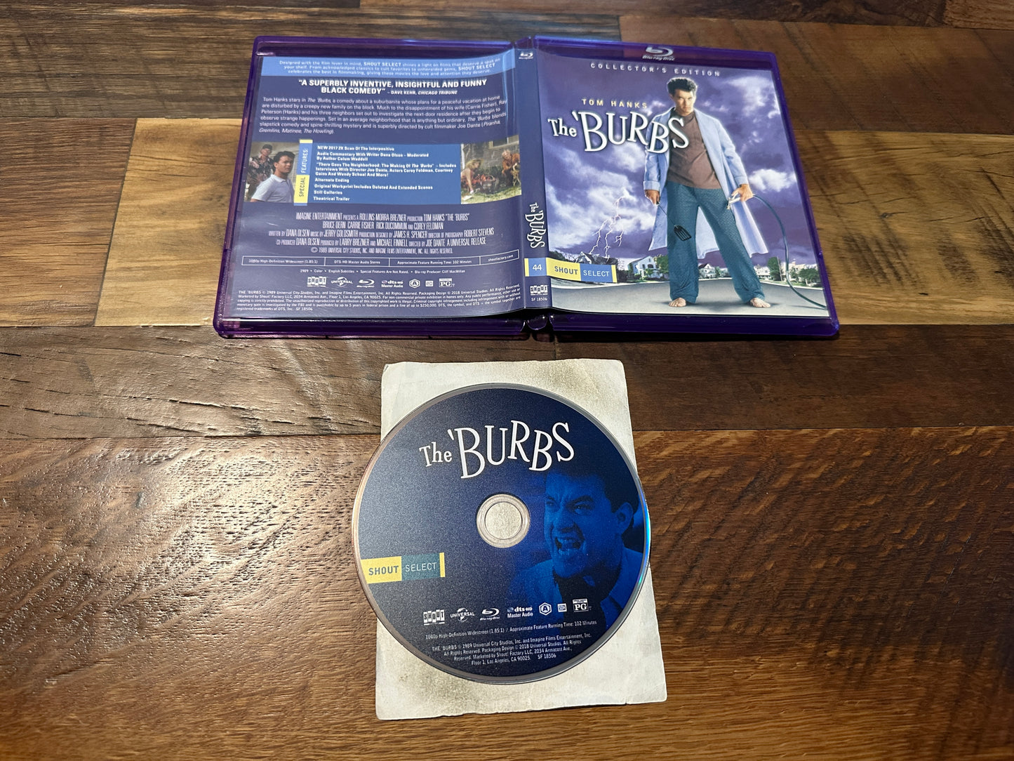 The Burbs (Blu ray, Shout Select, Collector’s Edition, Tom Hanks Classic)