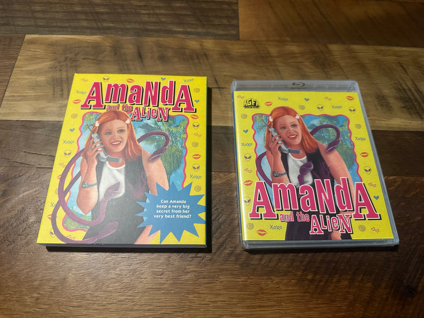 Amanda and the Alien (Blu ray, Vinegar Syndrome Partner Label, Slipcover, NEW)