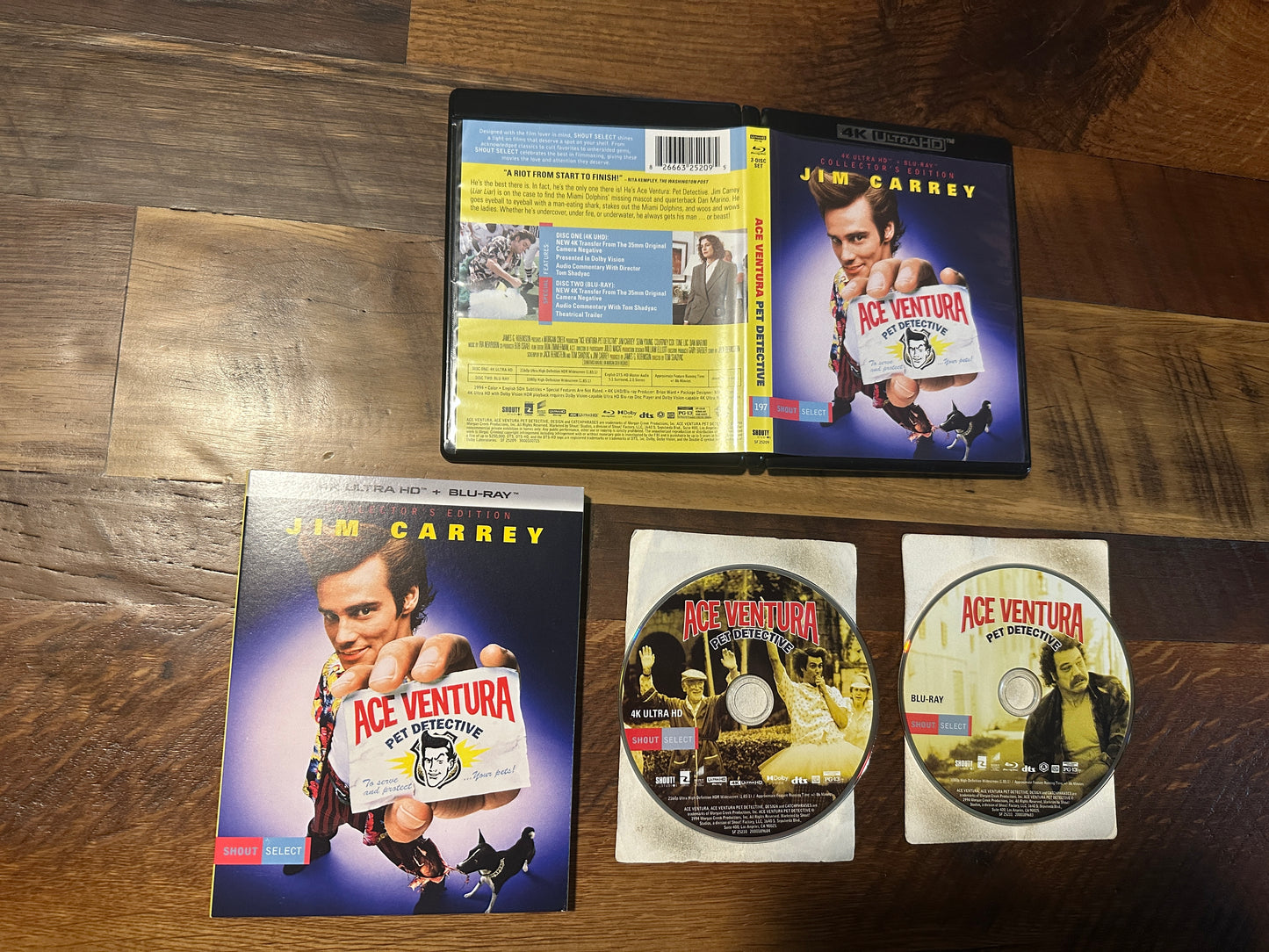 Ace Ventura (4K Ultra HD/Blu ray, Shout Select, Slipcover, Jim Carrey)