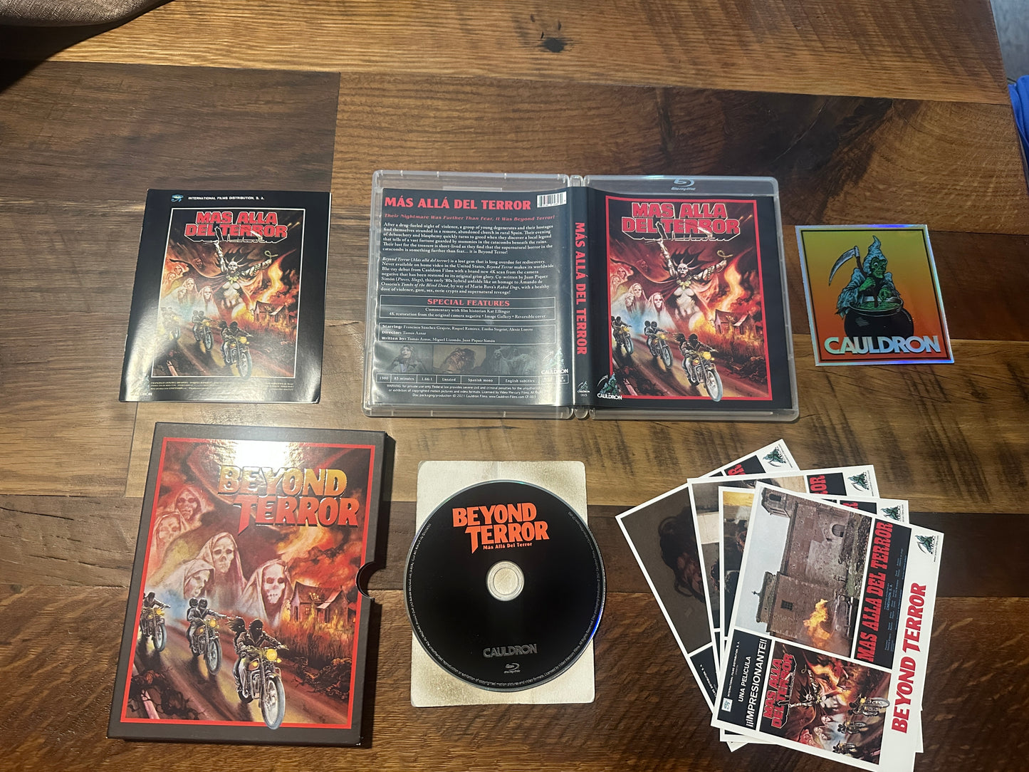 Beyond Terror (Blu ray, Cauldron Films, Slipcover, 80’s Horror Classic)