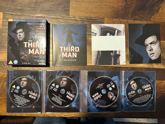 The Third Man Blu ray/DVD/CD-Studiocanal-4 Disc Boxset-Region B-
