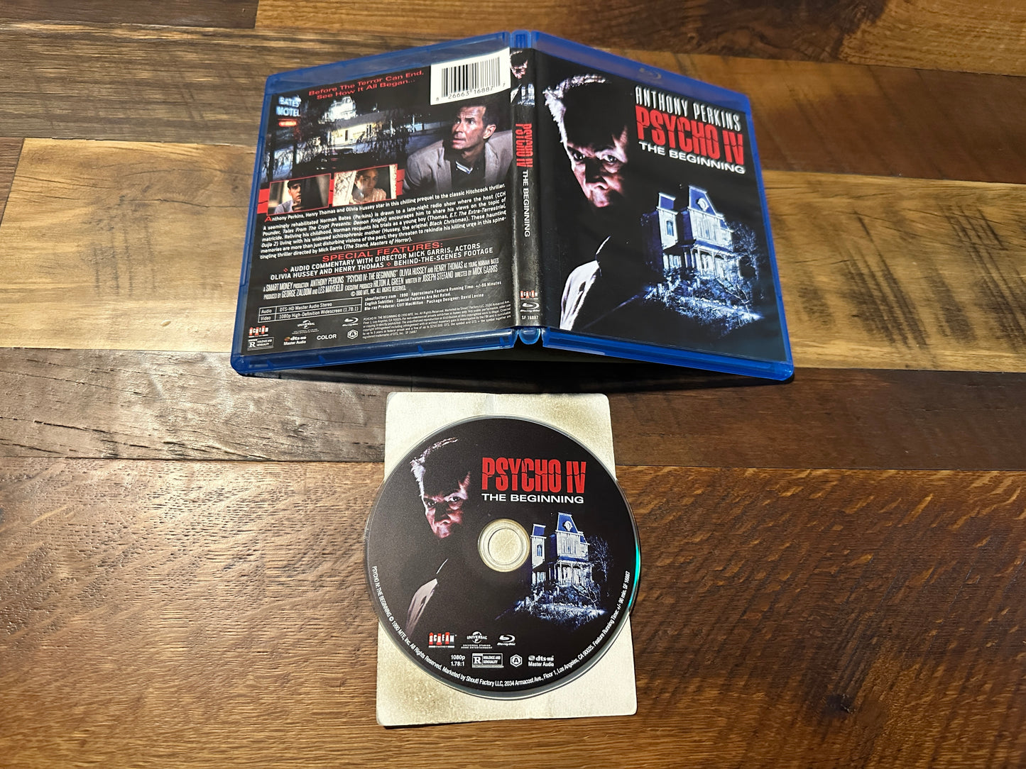Psycho IV (Blu ray, Scream Factory, 90’s Anthony Perkins Horror)