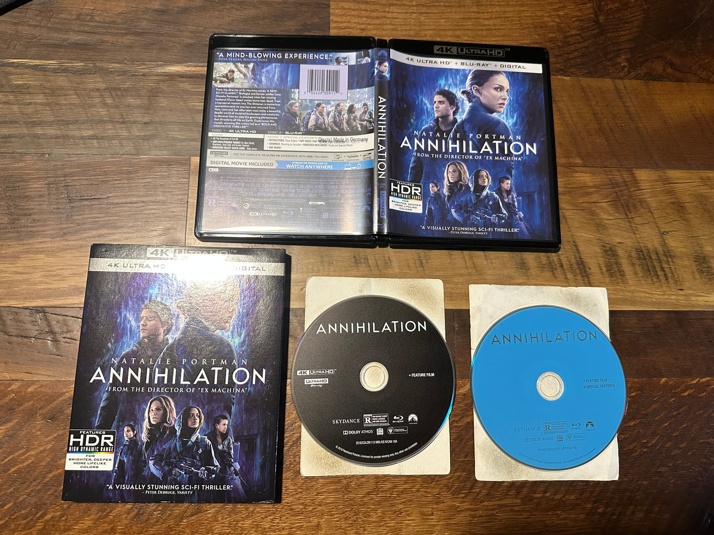 Annihilation (4K Ultra HD/Blu ray, Paramount, Slipcover, 2 Disc, No Digital)