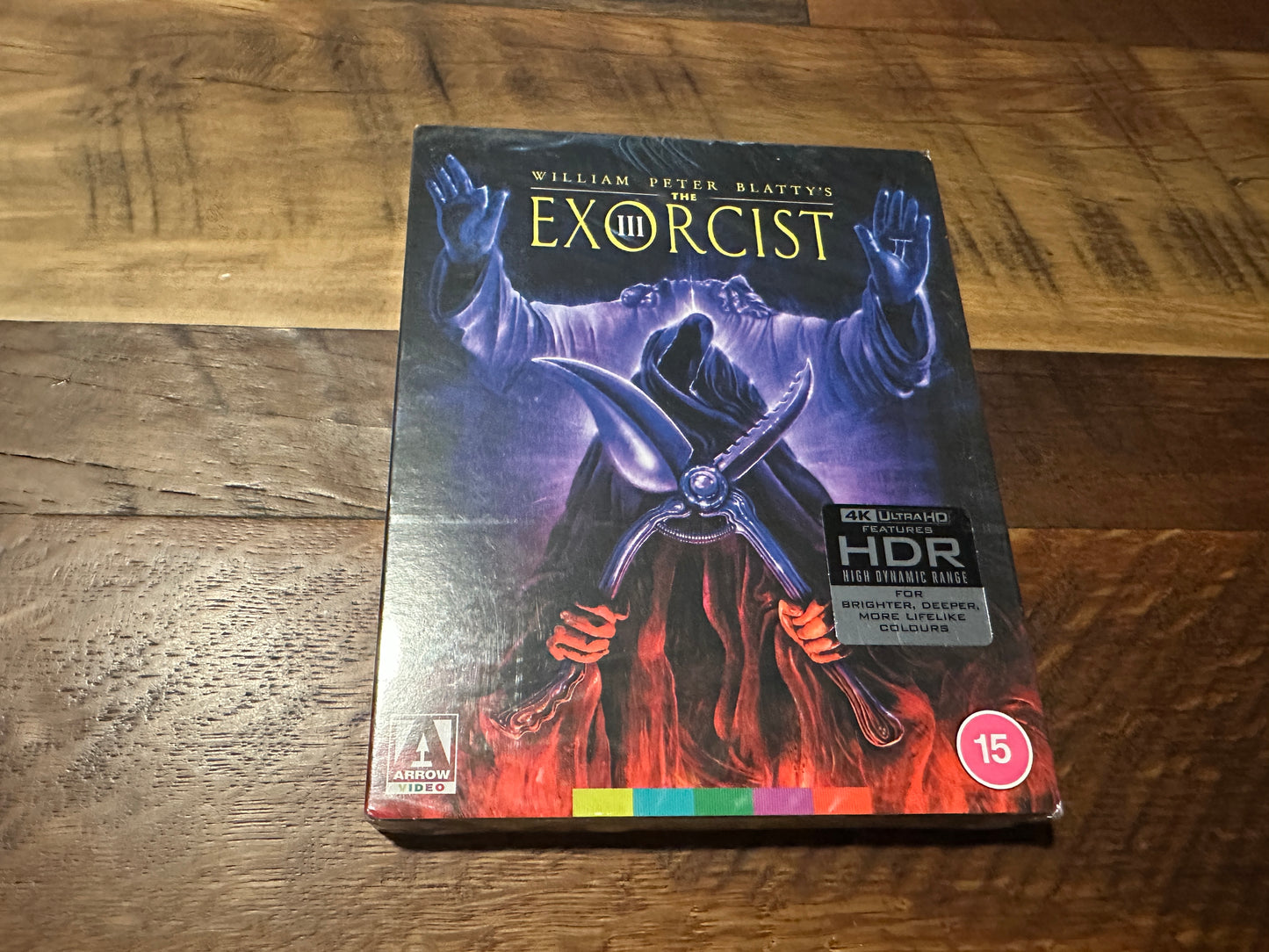 The Exorcist III (4K Ultra HD/Blu ray, Arrow Video, Limited Ed, Region B, Slip, NEW)