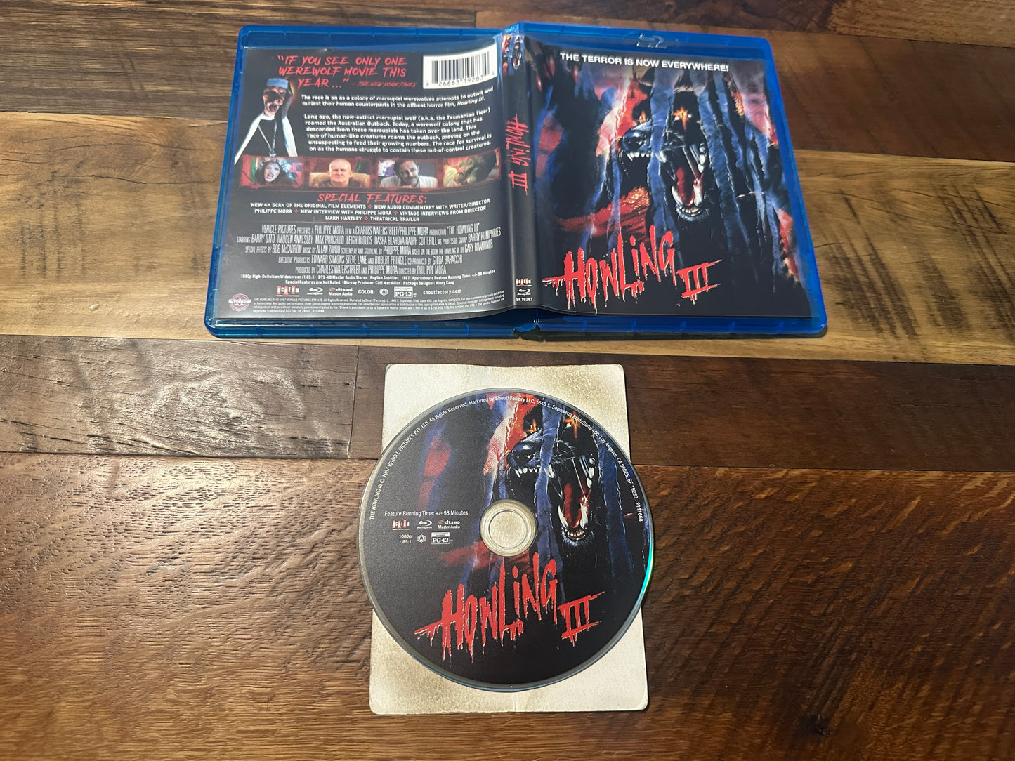 Howling III (Blu ray, Scream Factory, 80’s Horror Classic, Widescreen)