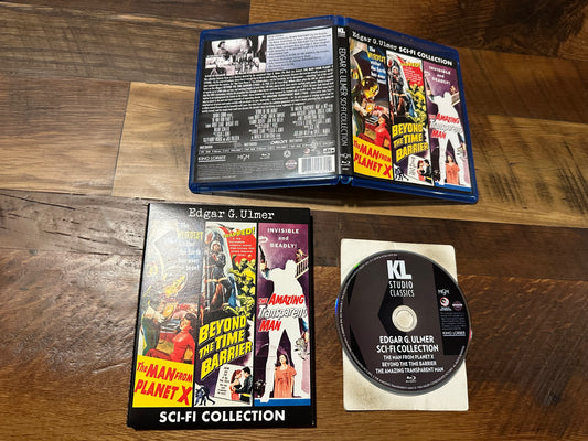 Edgar G. Ulmer Sci Fi Collection-Kino Lorber-Slipcover-3 Movies-