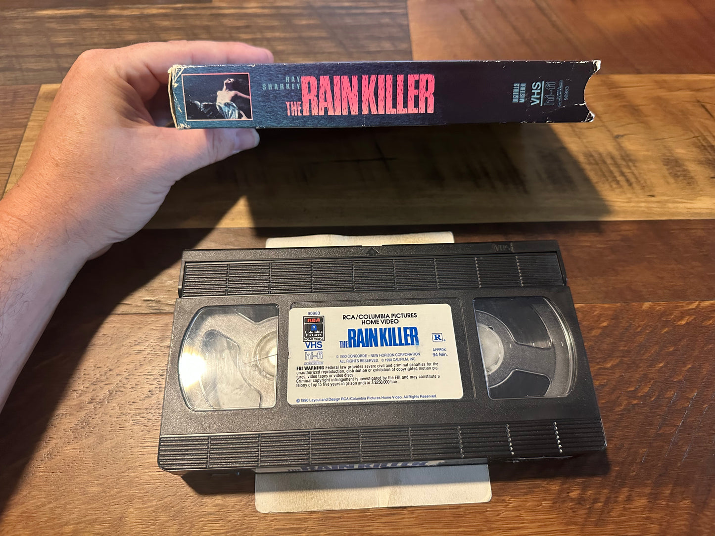 The Rain Killer VHS-Columbia Pictures Home Video-Ray Sharkey Classic