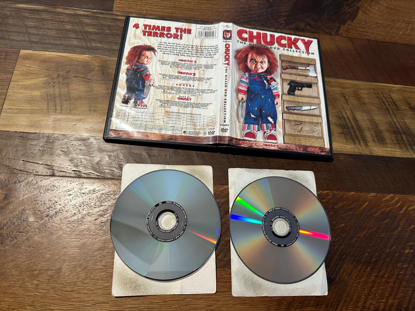 Chucky the Killer DVD Collection, Universal, Part 2 & 3 & Bride of & Seed of