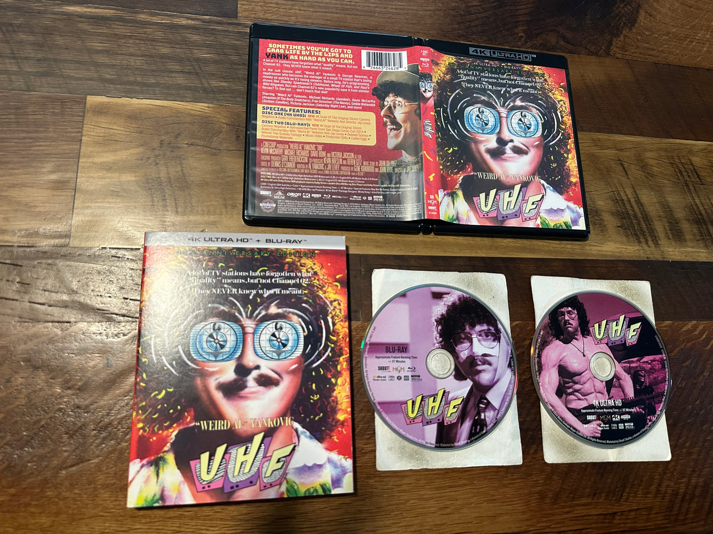 UHF (4K Ultra HD/Blu ray, Shout Studios, Slipcover, 35th Anniversary Ed)