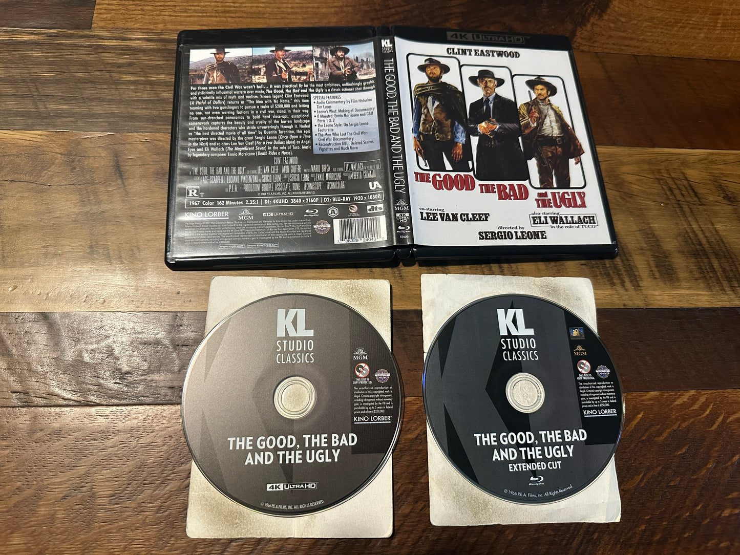 The Good The Bad And The Ugly (4K Ultra HD, Kino Lorber, 60’s Classic)