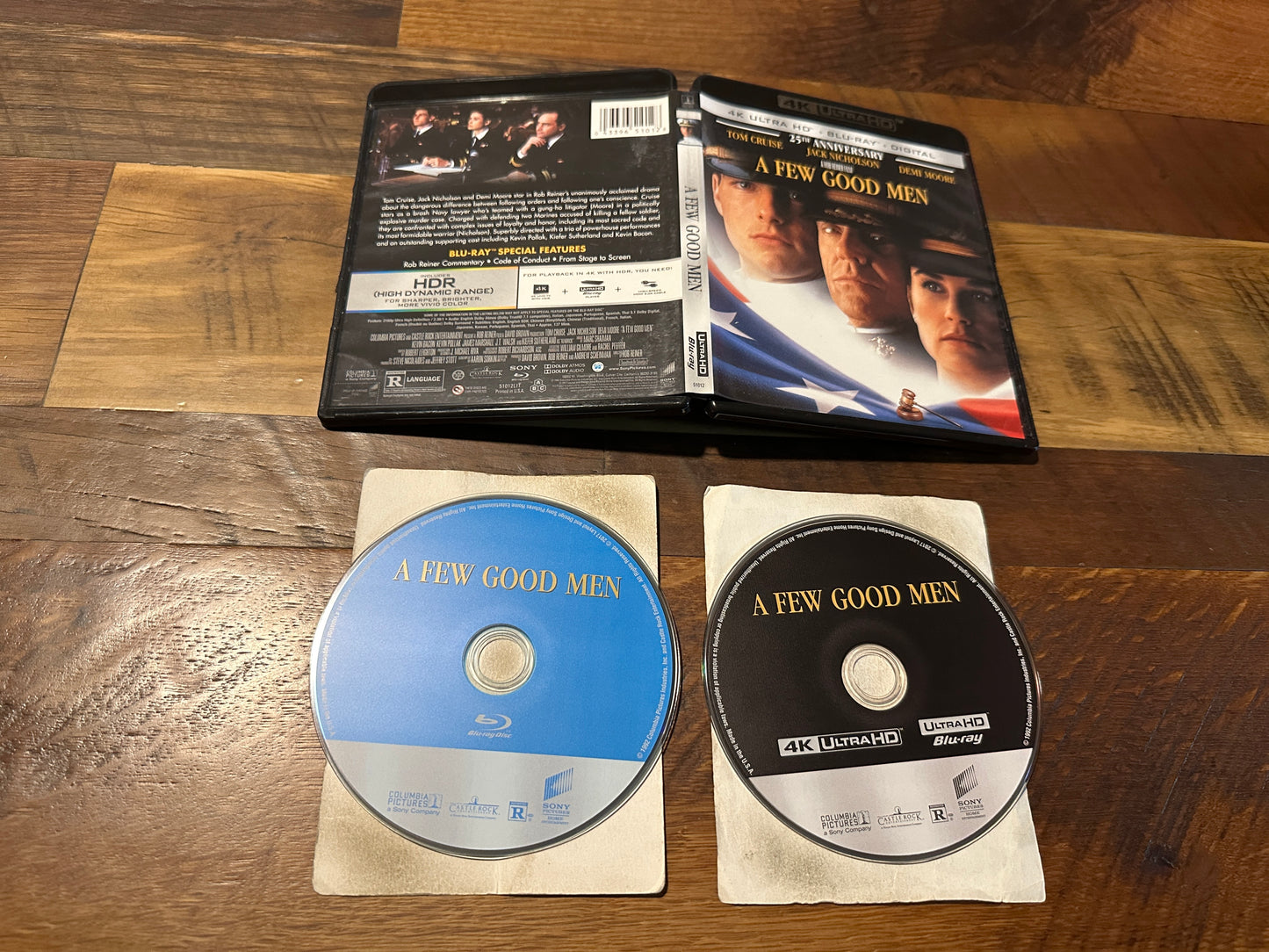 A Few Good Men (4K Ultra HD/Blu ray, Sony Pictures, Tom Cruise, No Digital)
