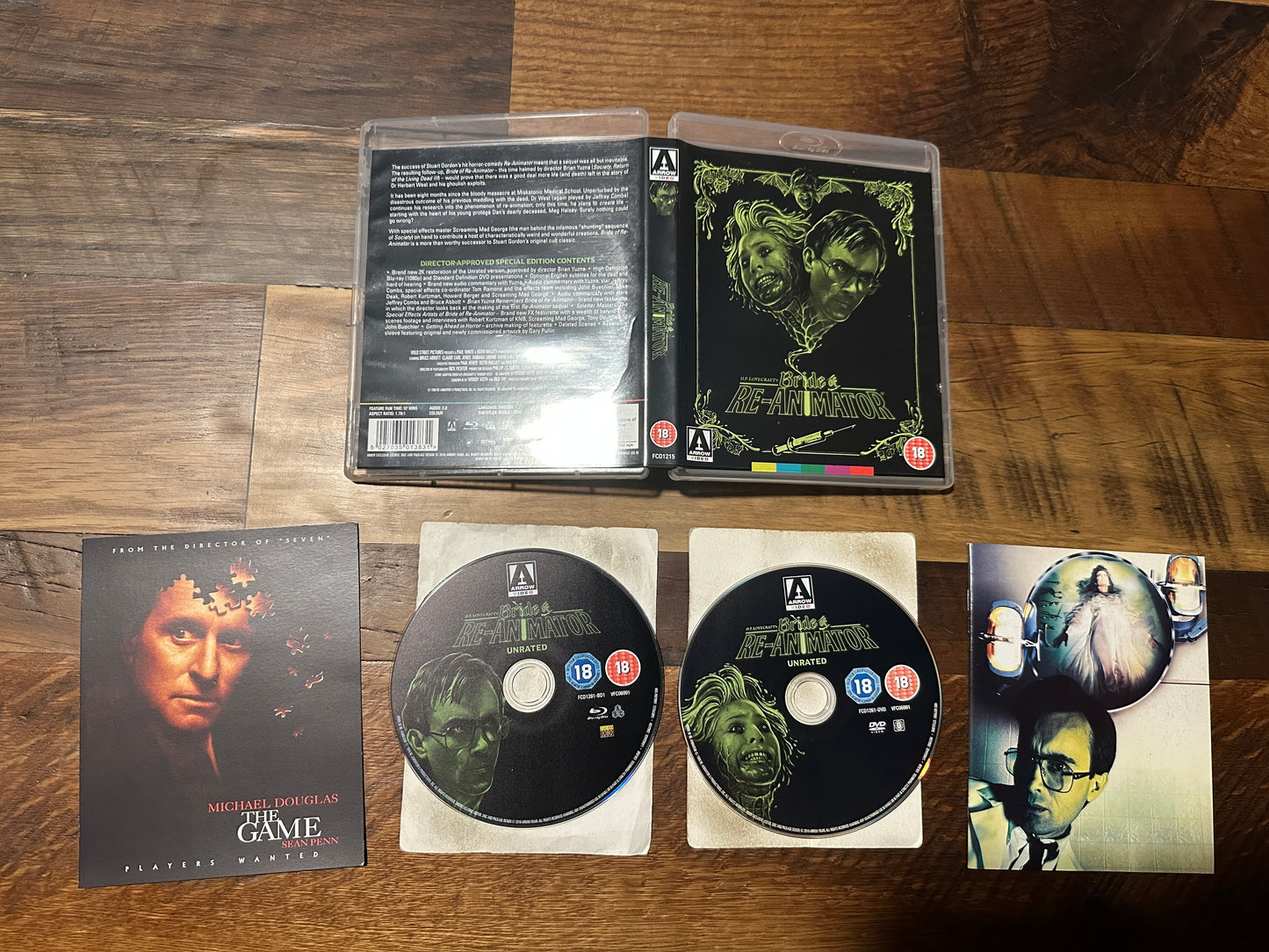 Bride of the Re-Animator (Blu ray/DVD, Arrow Video, 2 Disc, Booklet, Reg 2 DVD)