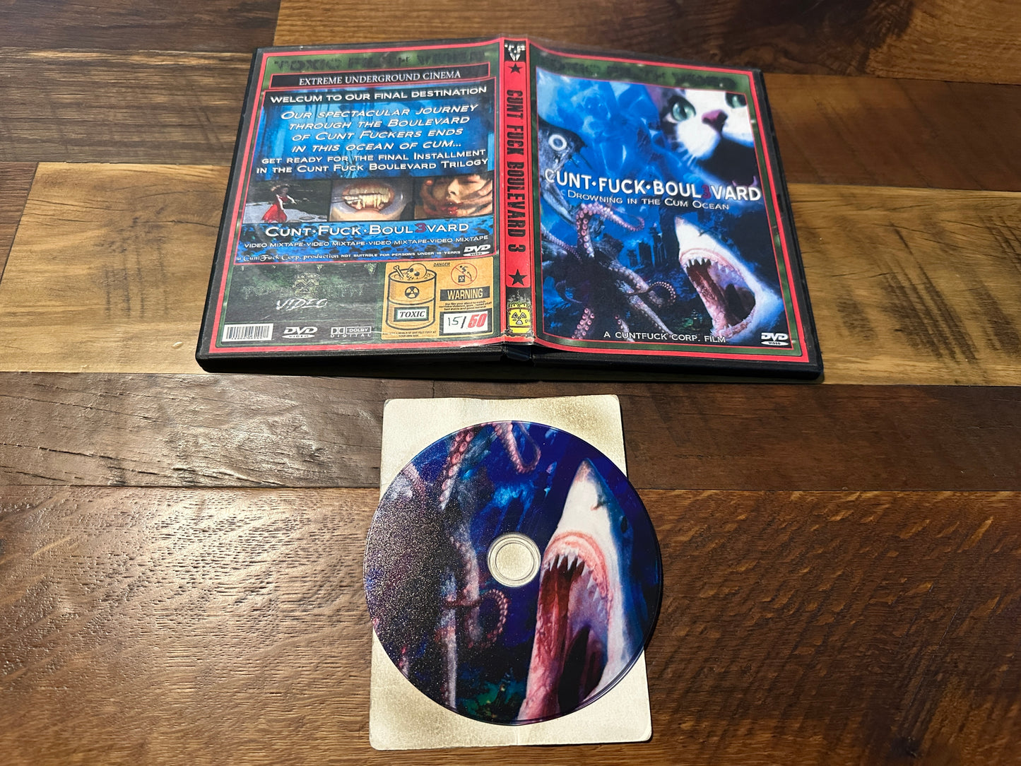 Cunt Fuck Boulevard 3 (DVD-R, Toxic Fifth Video, Messed Up Shit)