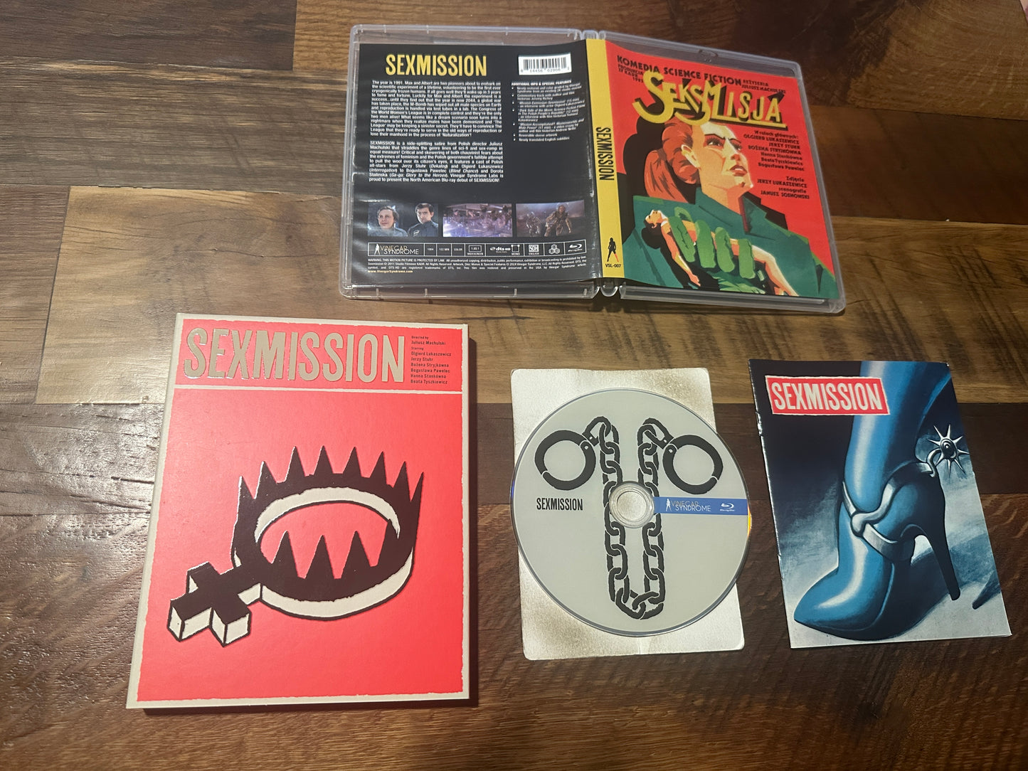Sexmission (Blu ray, Vinegar Syndrome, 80’s Classic, Slipcover)