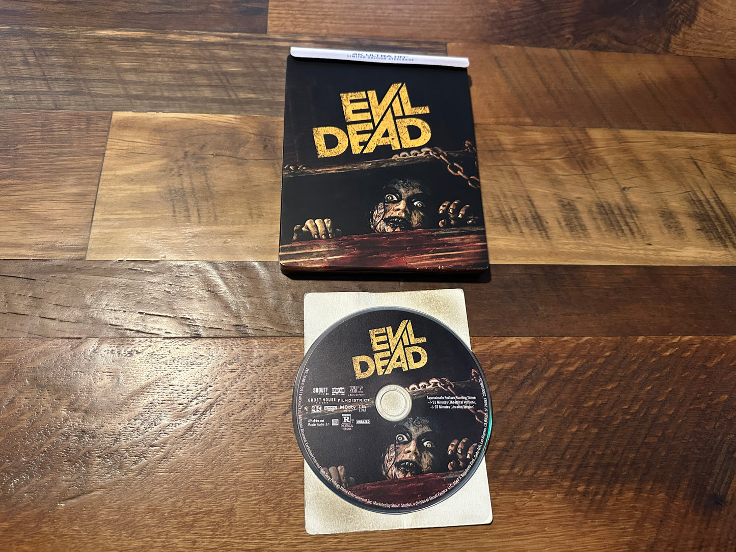 Evil Dead 2013 (4K Ultra HD, Scream Factory, Steelbook, Classic)