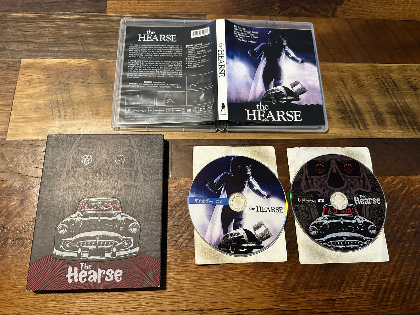 The Hearse (Blu ray/DVD, Vinegar Syndrome, OG Slipcover, 80’s Horror, 2 Disc)