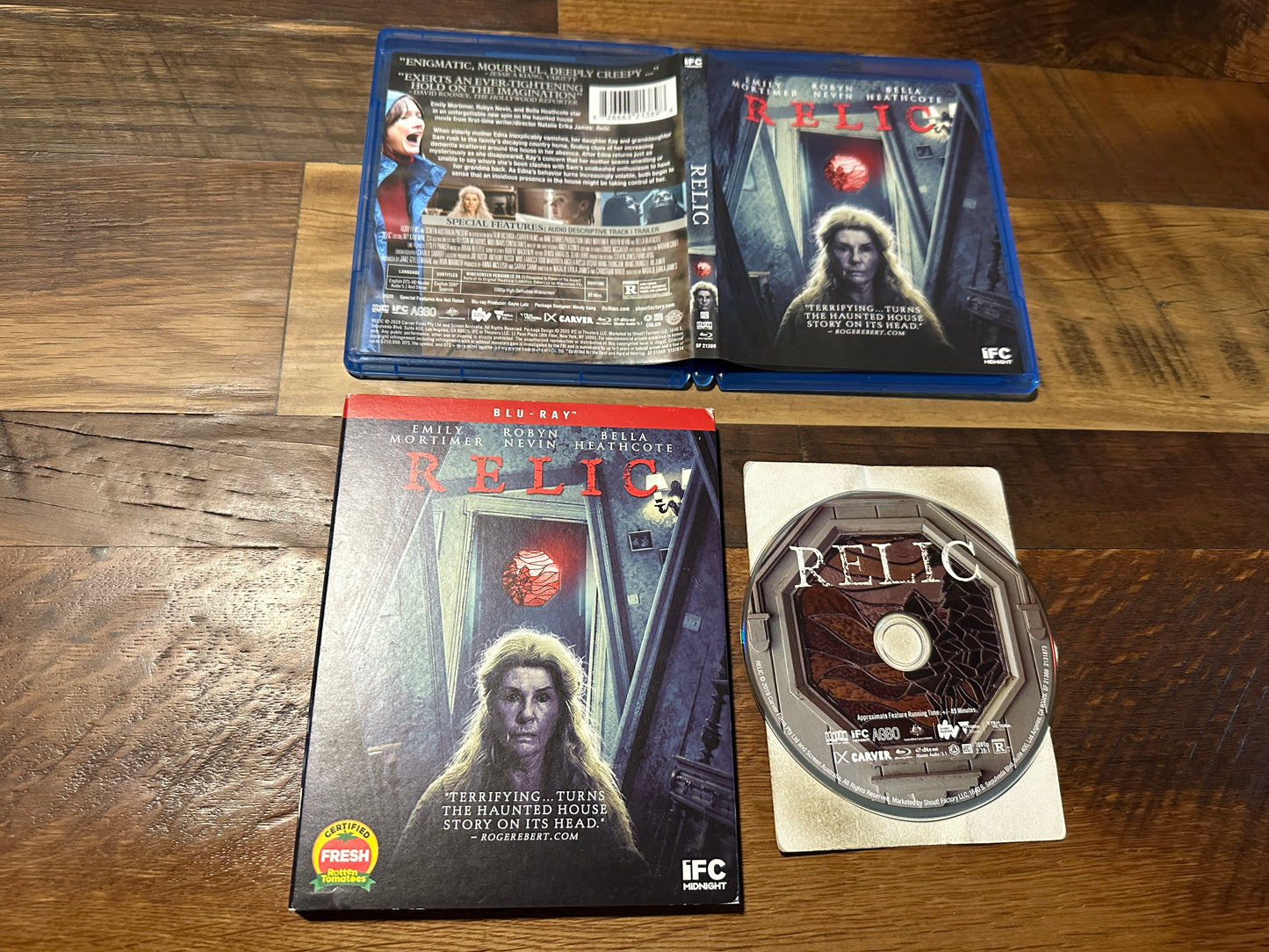 Relic (Blu ray, Scream Factory, Slipcover, Emily Mortimer, Widescreen)