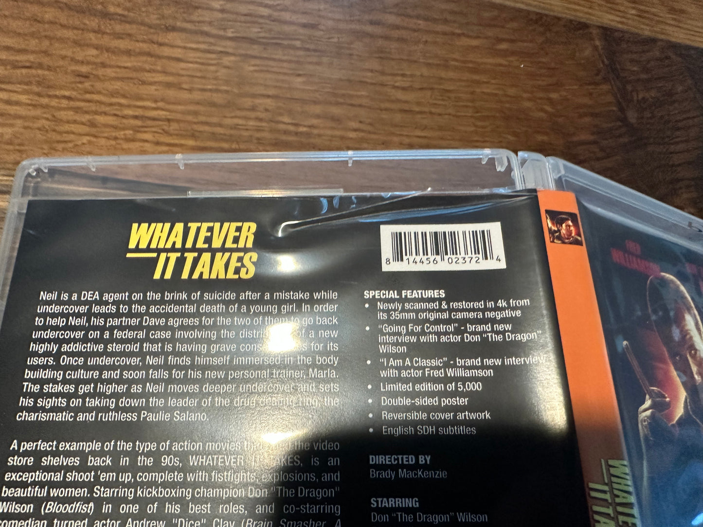 Whatever It Takes Blu ray-Vinegar Syndrome-Slipcover-Poster-Classic-