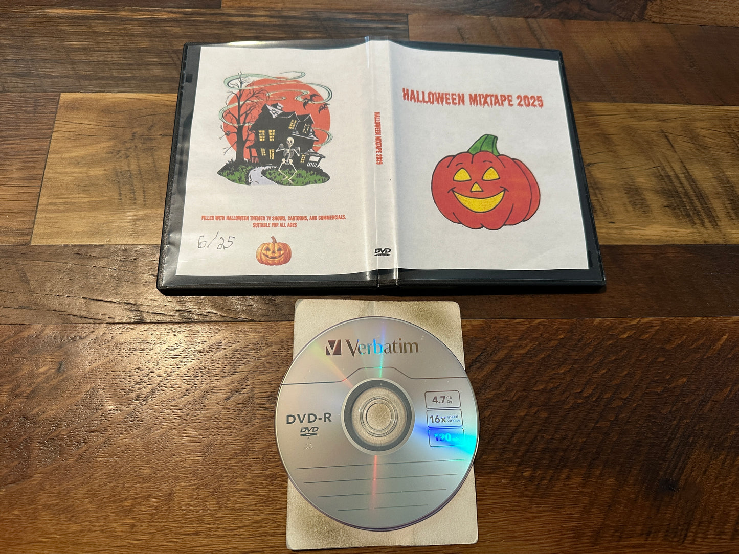 Halloween Mixtape (DVD-R, TV Shows & Cartoons & Commercials, Only 25 Made)