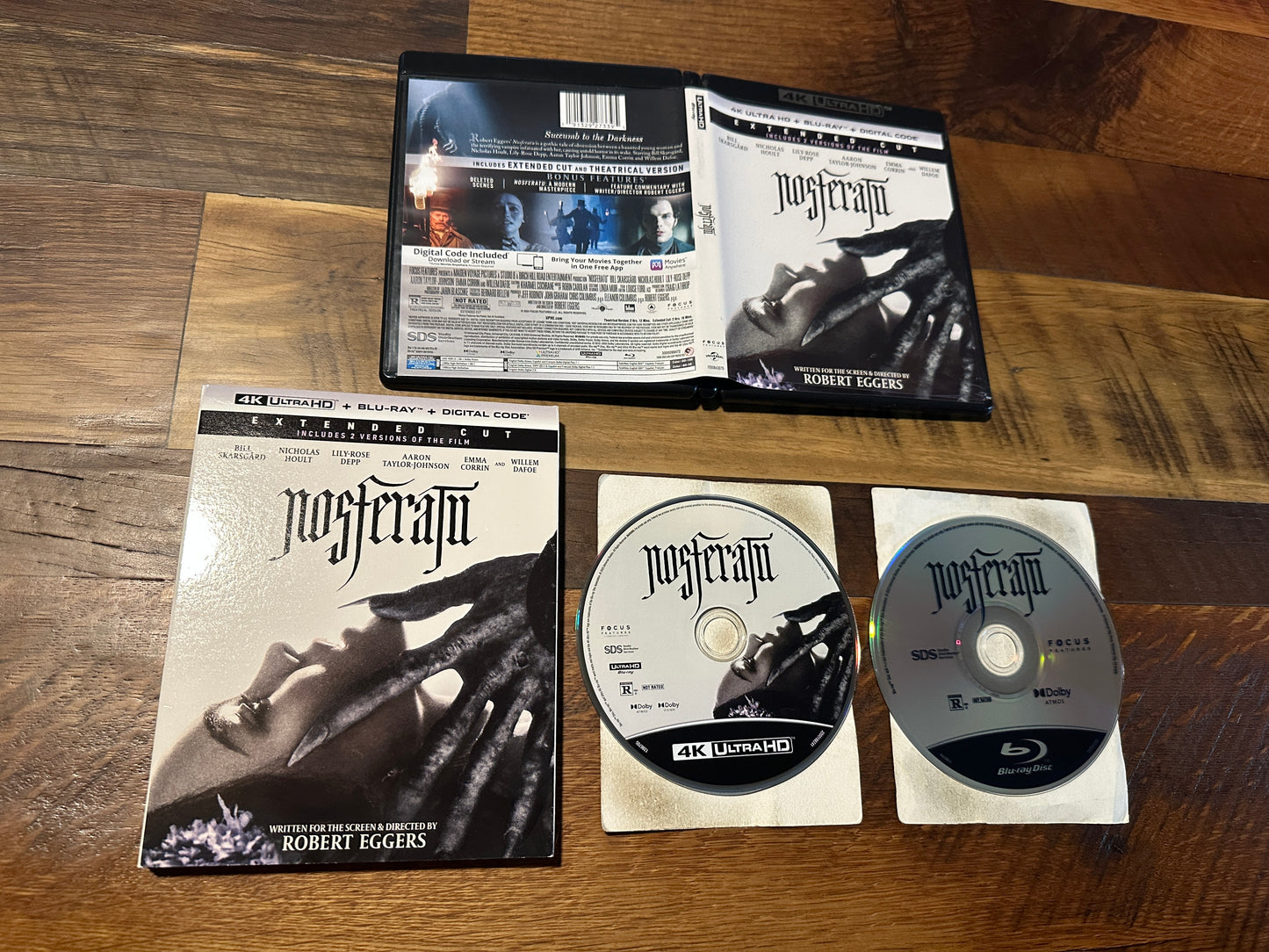 Nosferatu (4K Ultra HD/Blu ray, Extended Cut, Universal, Slip, No Digital)