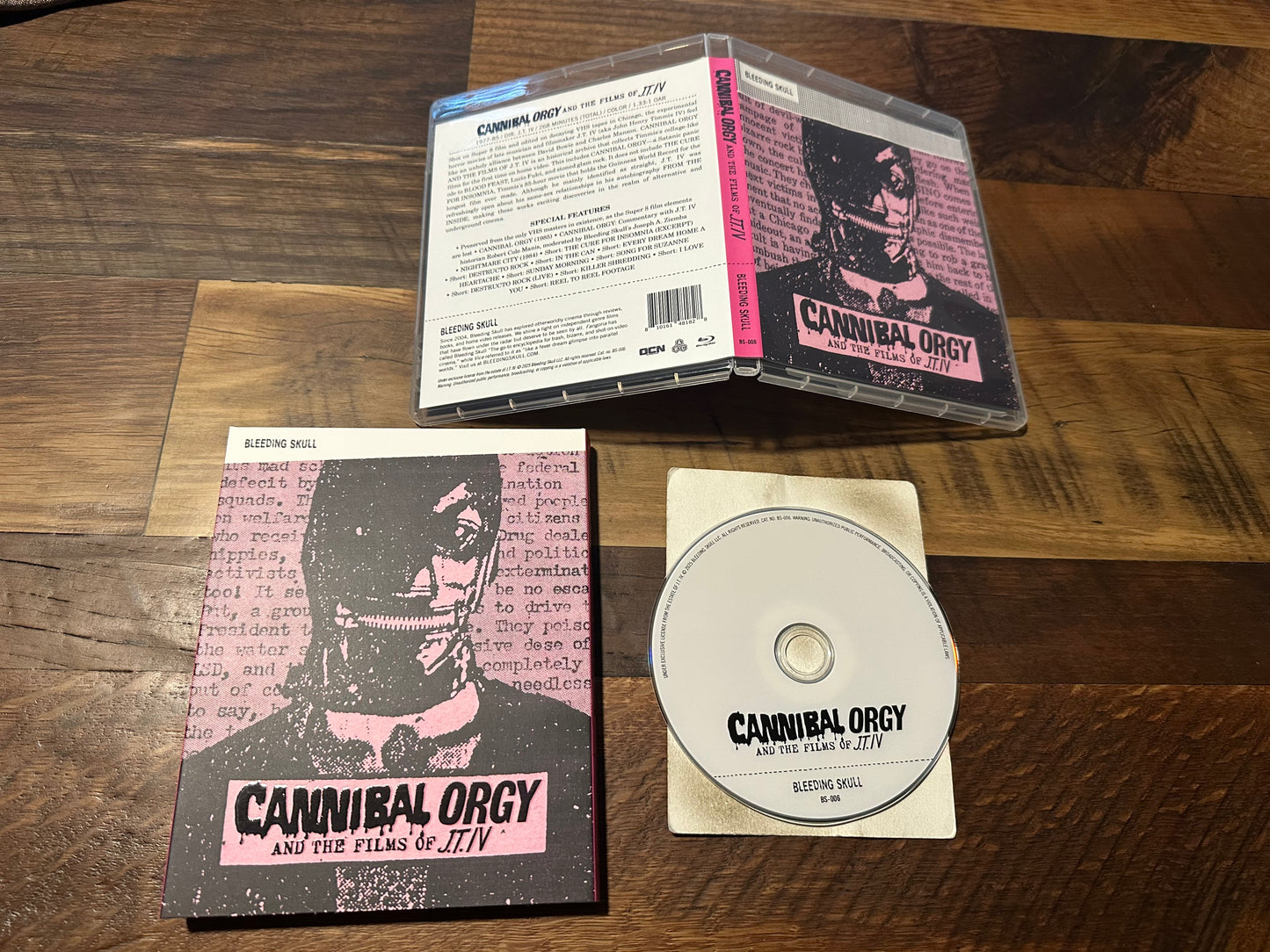 Cannibal Orgy And the Films Of J.T. IV Blu ray-Vinegar Syndrome Partner Label-Slipcover