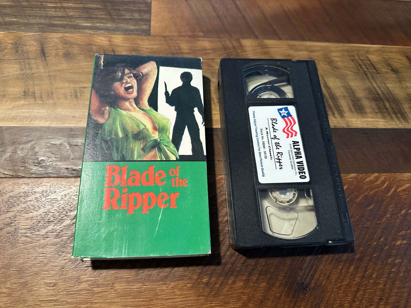 Blade Of The Ripper VHS-Slipcase-Alpha Video-Classic Horror