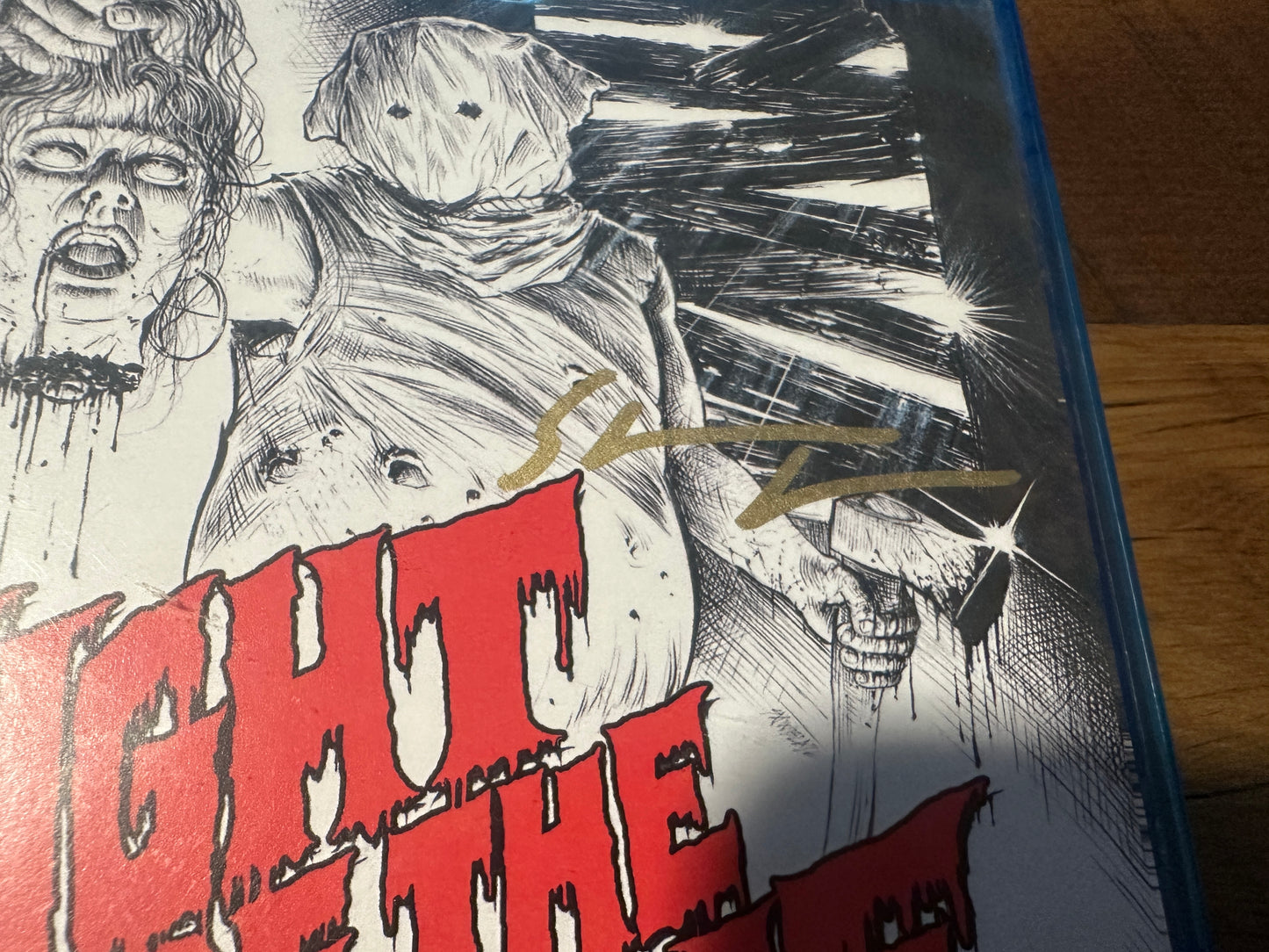 Night of the Axe Blu ray-Facemelt Features-Signed-Obscure Horror-Rare-