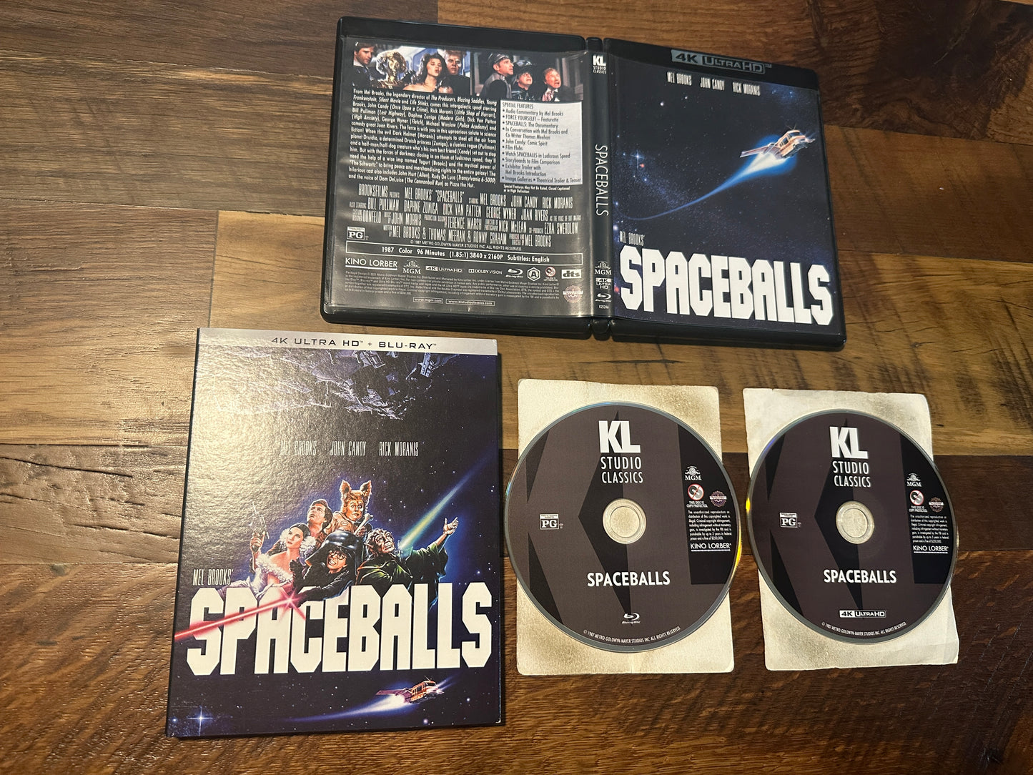 Spaceballs (4K Ultra HD, Kino Lorber, 80’s Classic, Rare Slipcover)