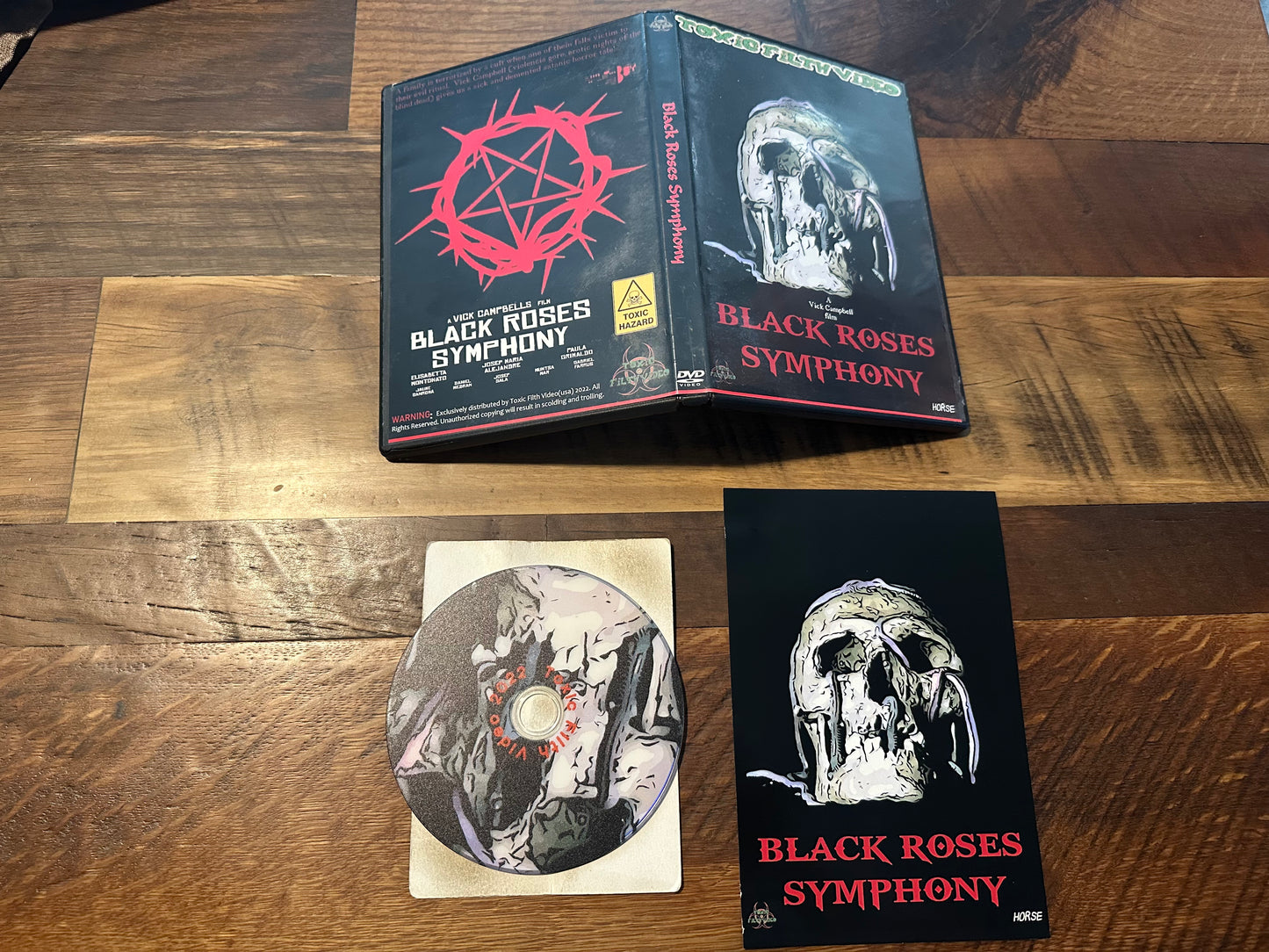 Black Roses Symphony DVD-R Toxic Fifth Video-Obscure Horror-Rare