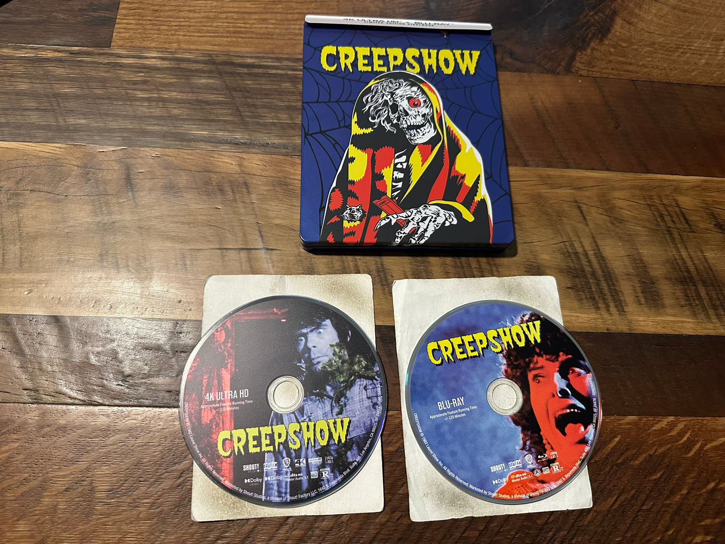 Creepshow (4K Ultra HD/Blu ray, Scream Factory, Steelbook, Limited Ed)