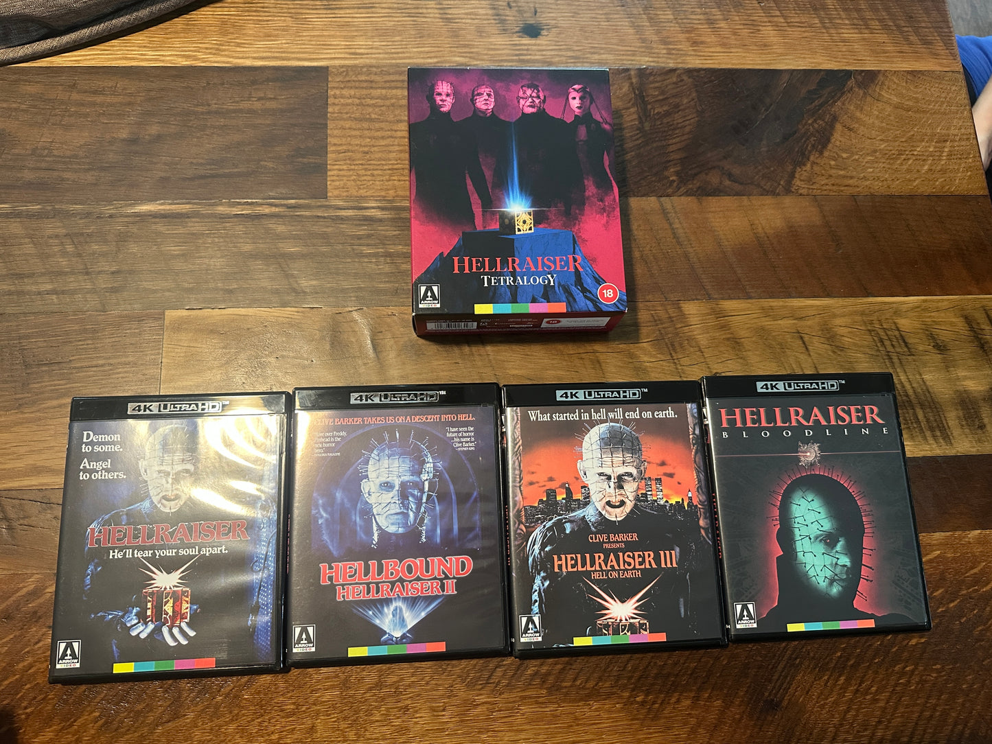 Hellraiser Tetralogy (4K Ultra HD, Arrow Video, Boxset, Slip, Special Edition)