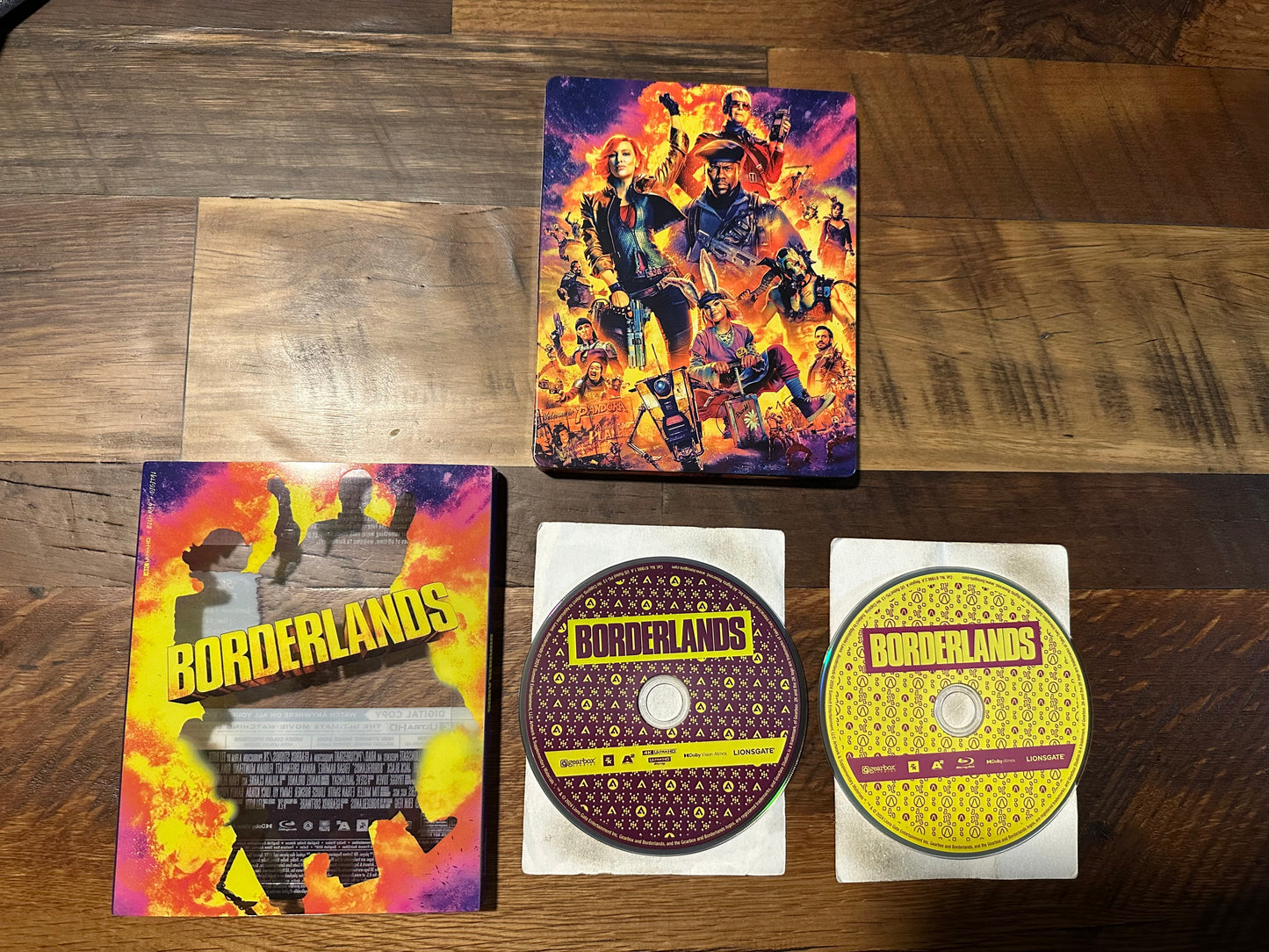 Borderlands 4K Ultra HD/Blu ray-Lionsgate-Slipcover-2 Disc-Steelbook