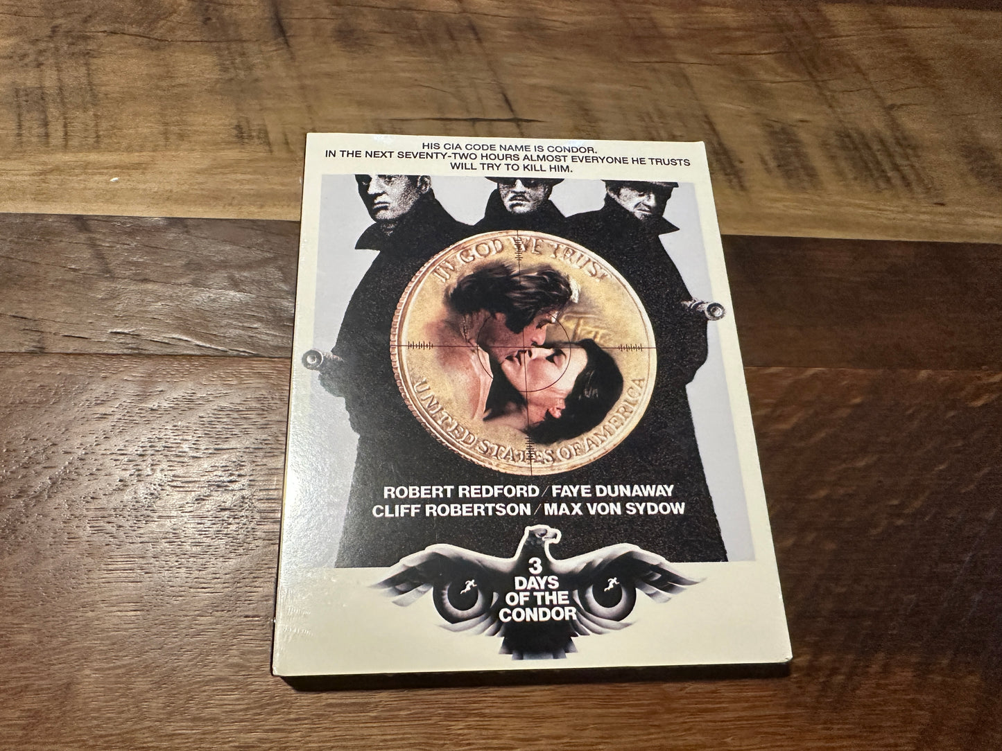 3 Days Of The Condor (Blu ray-Kino Lorber, Rare Slipcover, NEW/Sealed)