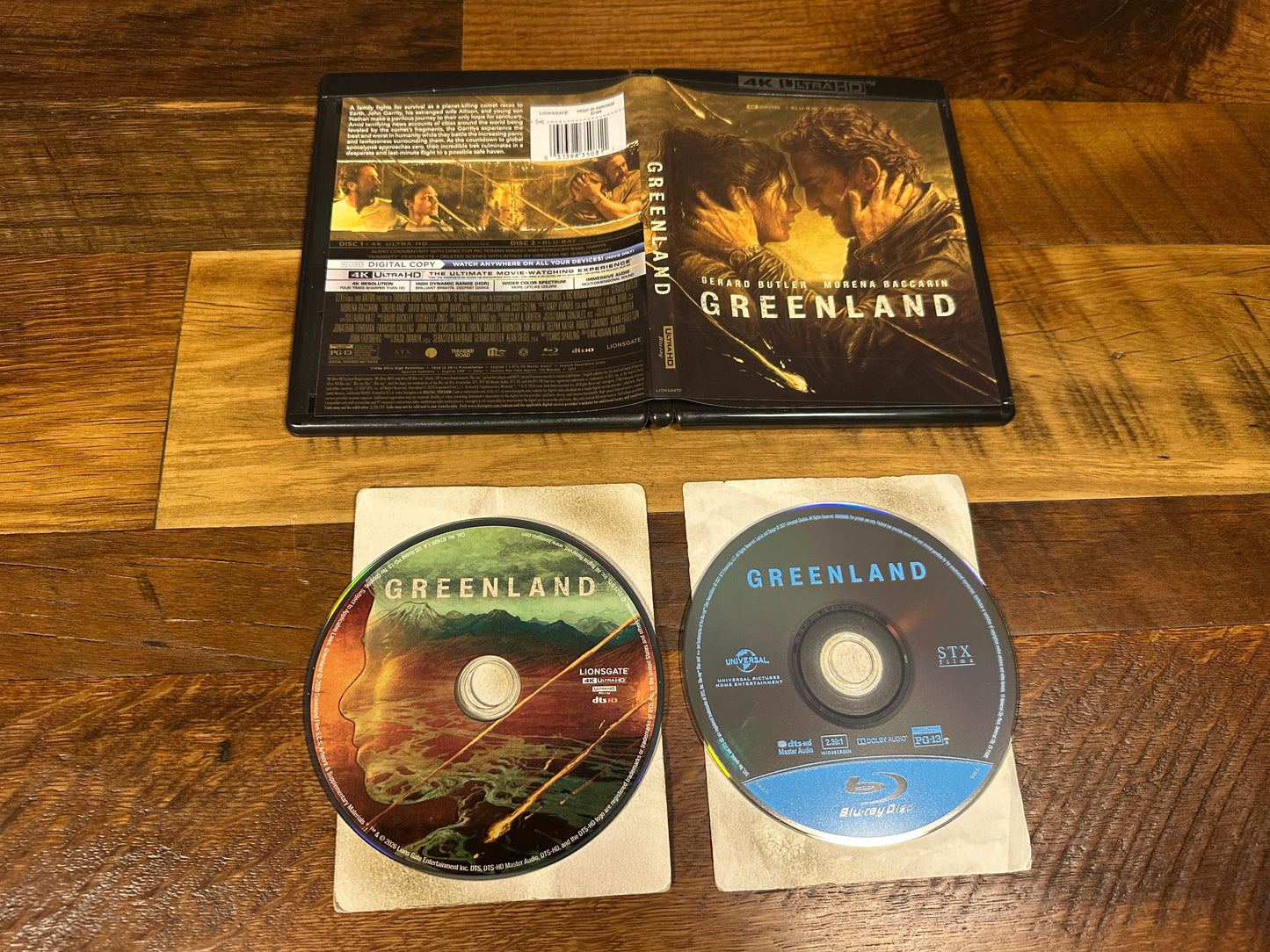 Greenland (4K Ultra HD/Blu ray, Lionsgate, Gerard Butler, No Digital)