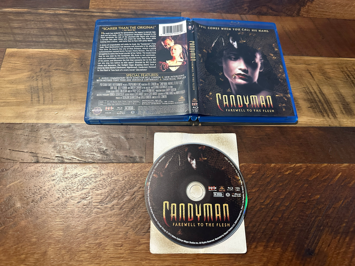 Candyman Farewell To The Flesh (Blu ray, Scream Factory, 90’s Horror)