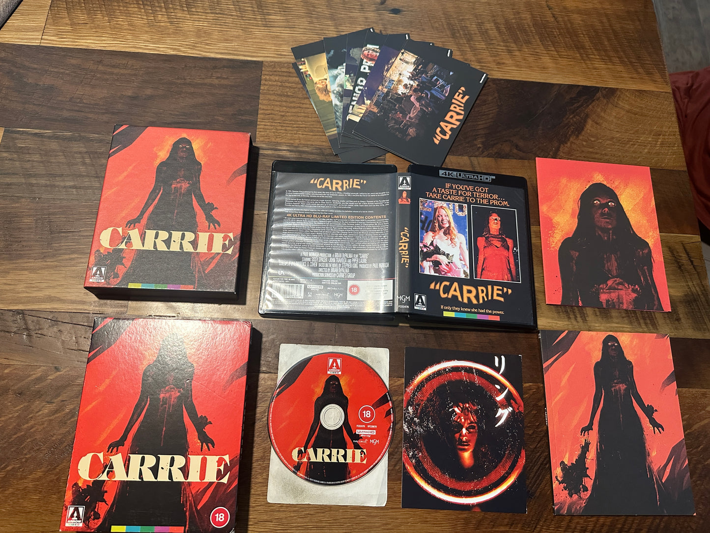 Carrie (4K Ultra HD, Arrow Video, Limited Edition, Slipcover, 70’s Classic)