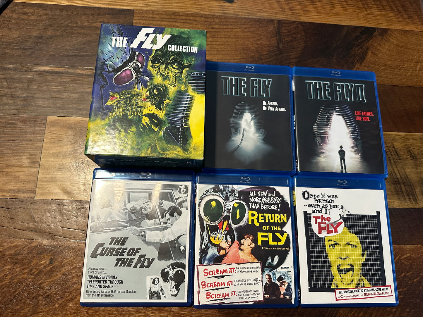 The Fly Collection (Blu ray, Scream Factory, Boxset, 5 Movies, Classics)