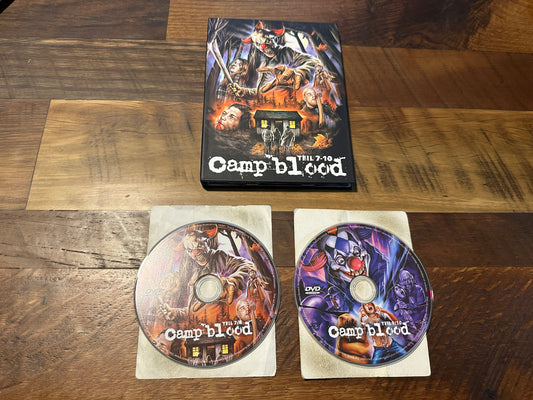 Camp Blood Part 7-10 DVD-Mediabook-2 Disc-Region 2-Only 222 Made