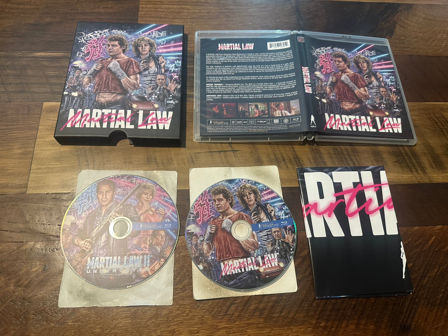 Martial Law (Blu ray, Vinegar Syndrome, Slipcover, 5000 Made, Poster, OOP)