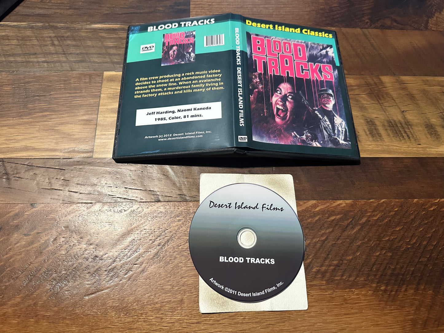 Blood Tracks DVD-R Desert Island Classics-80’s Jeff Harding-
