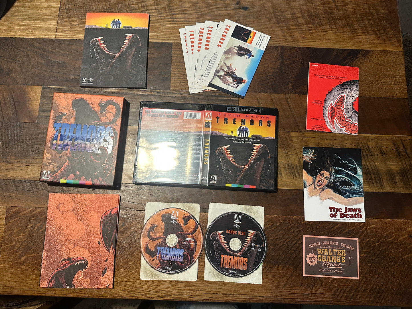 Tremors (4K Ultra HD, Arrow Video, Limited Edition, Poster, Rare, OOP)