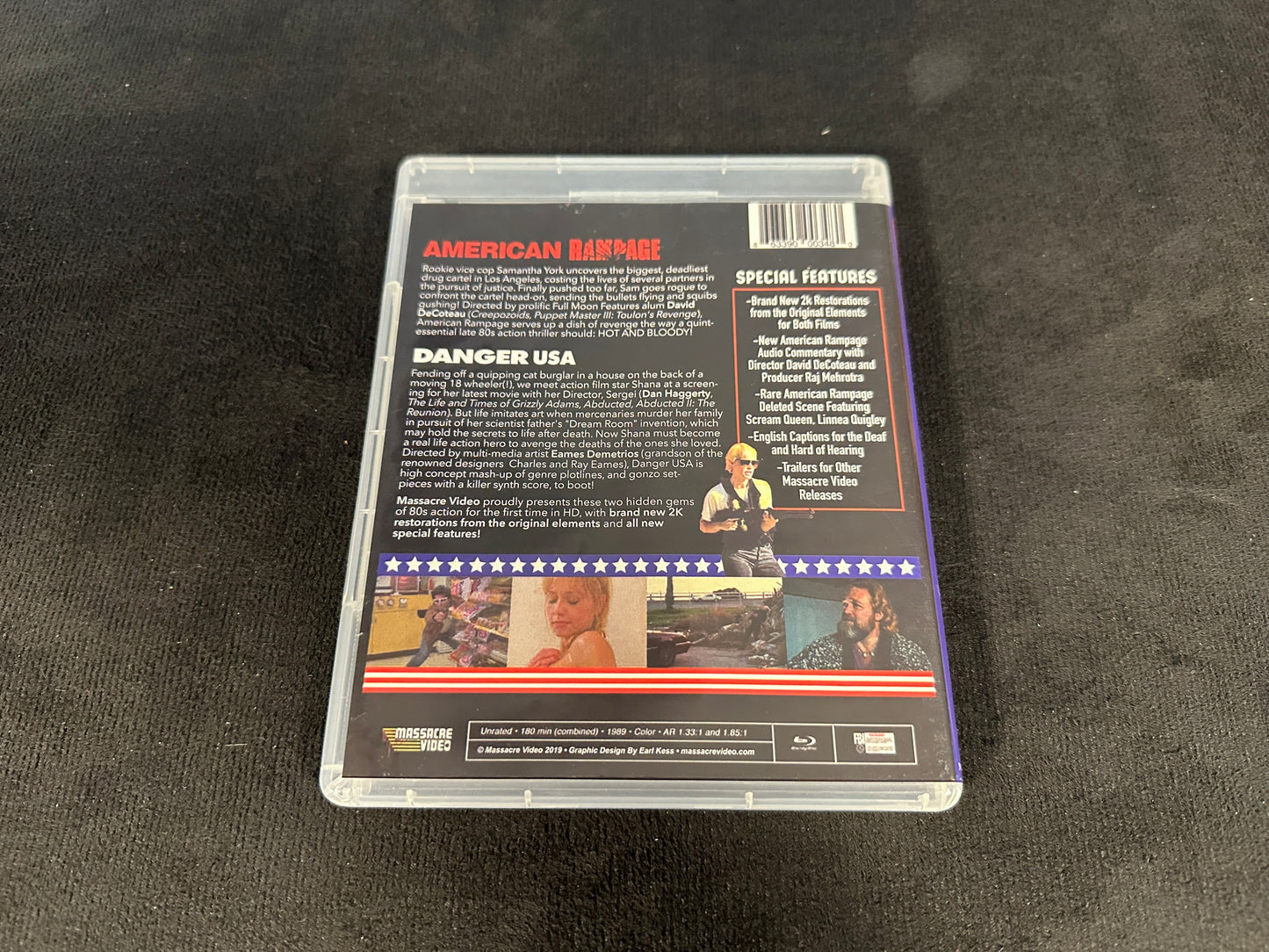 American Rampage (Blu ray, Massacre Video, Double Feature)
