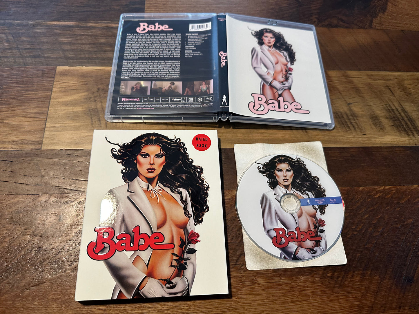 Babe Blu ray-Vinegar Syndrome Melusine-Slipcover-80’s Erotic Classic