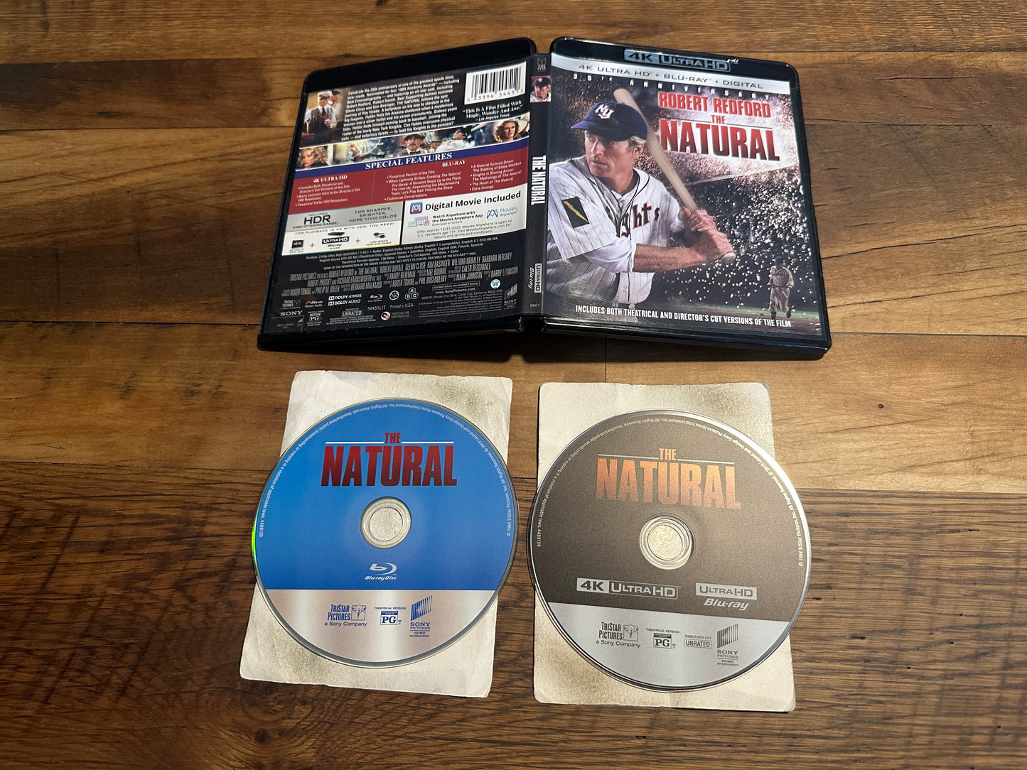 The Natural (4K Ultra HD/Blu ray, 35th Anniversary, 2 Disc, No Digital)