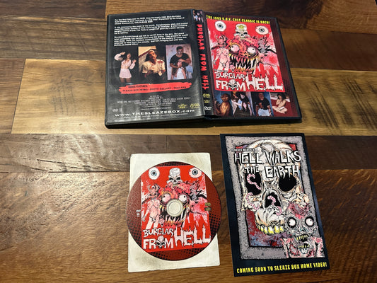 Burglar From Hell DVD-S.O.V 90’s Classic-Obscure Horror-Chip Herman-