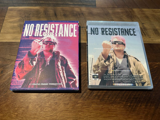 No Resistance Blu ray-Vinegar Syndrome Partner Label-Slipcover-NEW