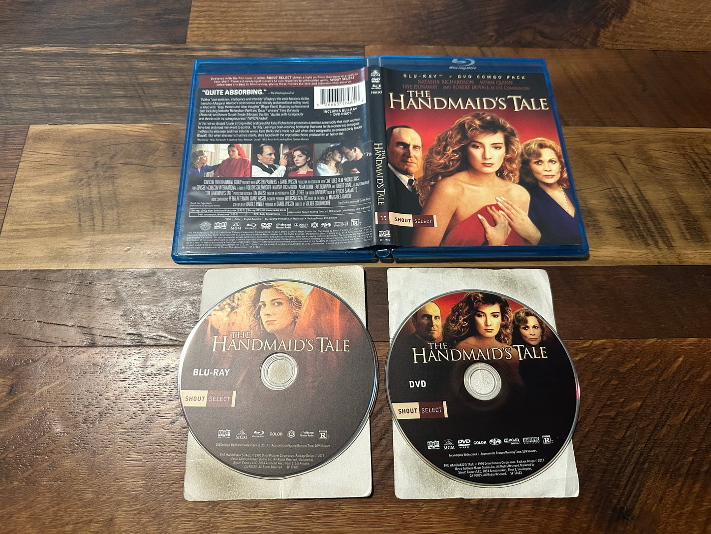 The Handmaid’s Tale (Blu ray/DVD, Shout Select, 90’s Classic, 2 Disc)