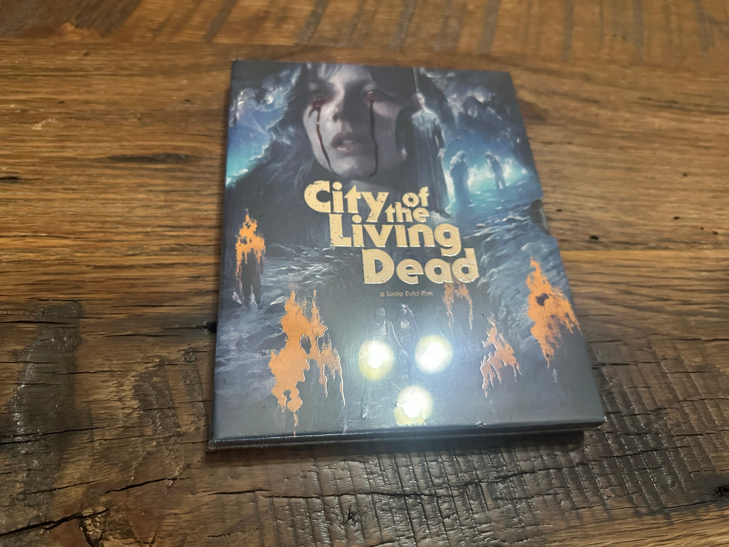 City of the Living Dead (4K Ultra HD/Blu ray/CD, Slipcase, Cauldron Films, NEW)